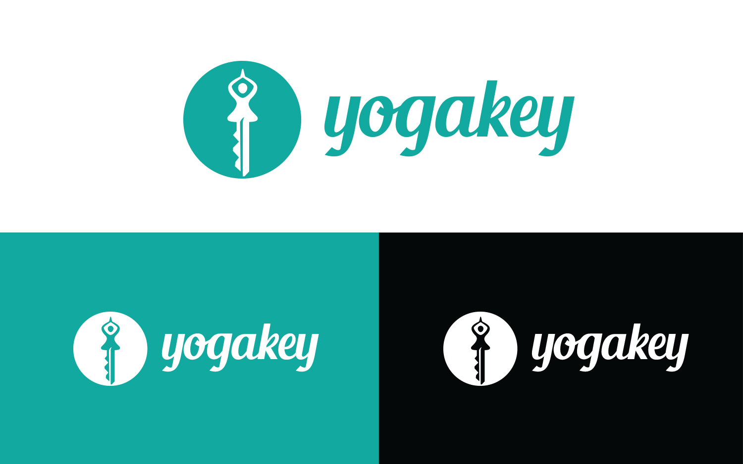 Logo Design by Grafactory for yogakey | Design #14755714