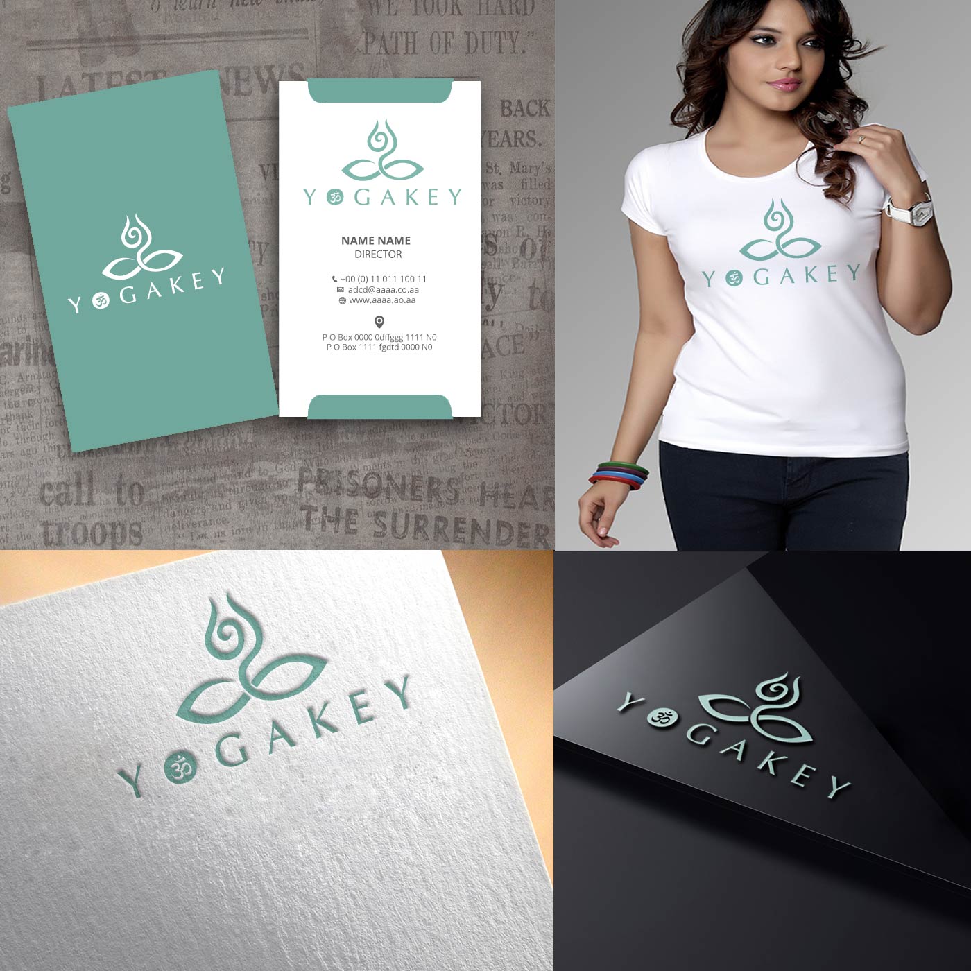 Logo Design by zebronicgraphic for yogakey | Design #14814738
