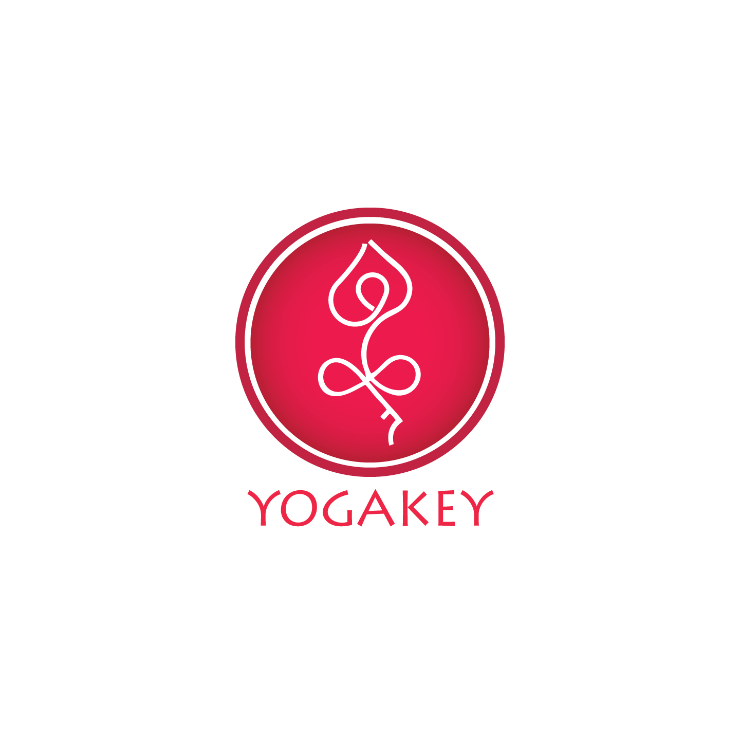 Logo Design by Daryl Caberte for yogakey | Design #14714543