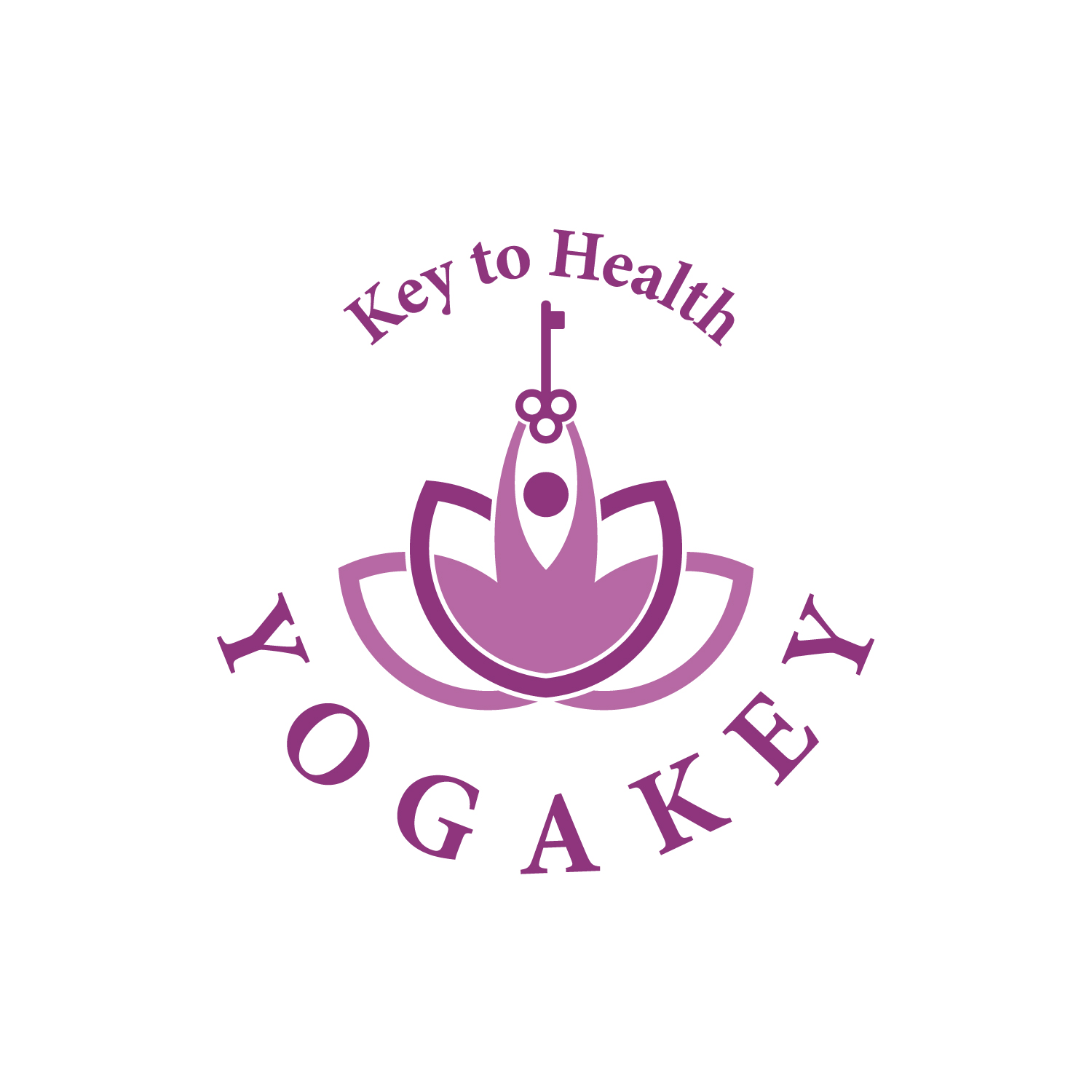 Logo Design by Xisco for yogakey | Design #14706095