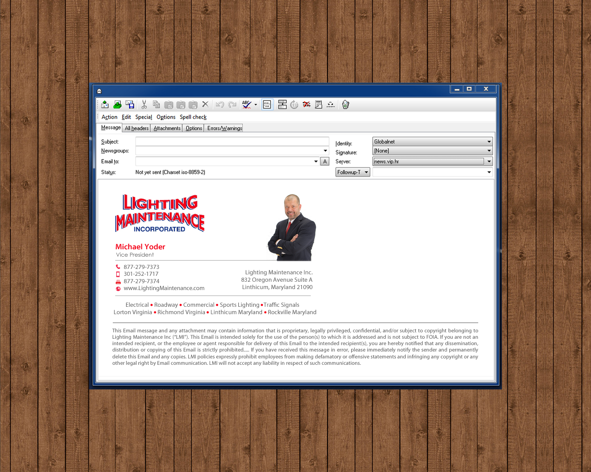 Schreibwaren-Design von chandrayaan.creative für Lighting Maintenance Inc | Design #16415474