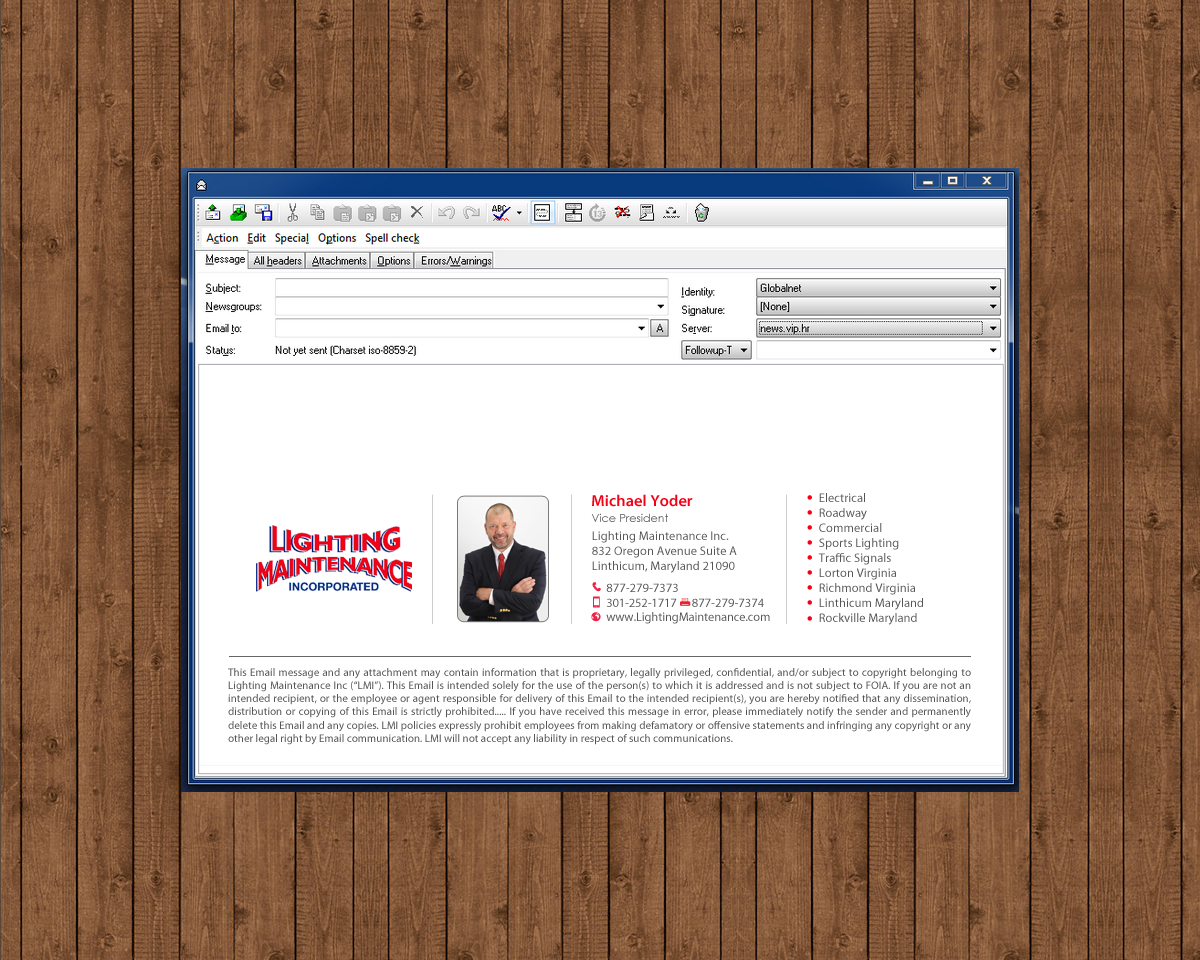 Schreibwaren-Design von chandrayaan.creative für Lighting Maintenance Inc | Design #16415475