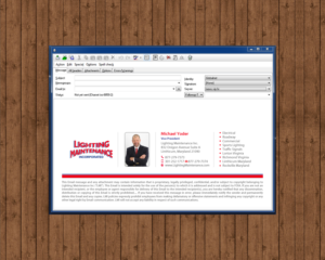 Stationery Design by chandrayaan.creative for Lighting Maintenance Inc | Design: #16415494