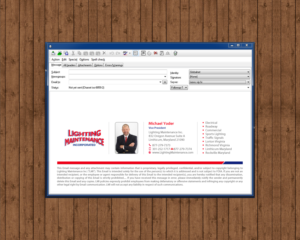 Stationery Design by chandrayaan.creative for Lighting Maintenance Inc | Design: #16415497