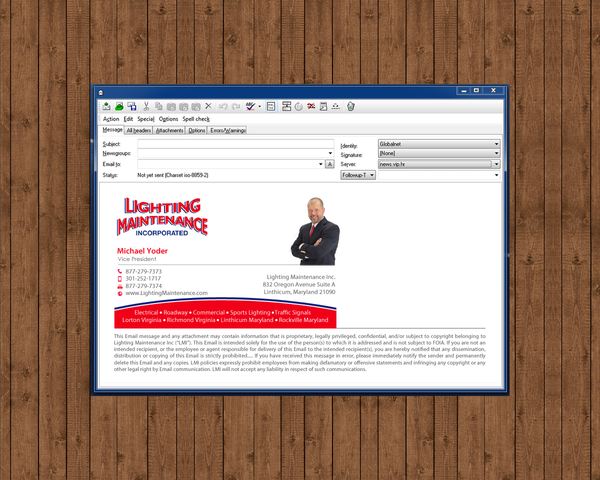 Schreibwaren-Design von chandrayaan.creative für Lighting Maintenance Inc | Design #16415518