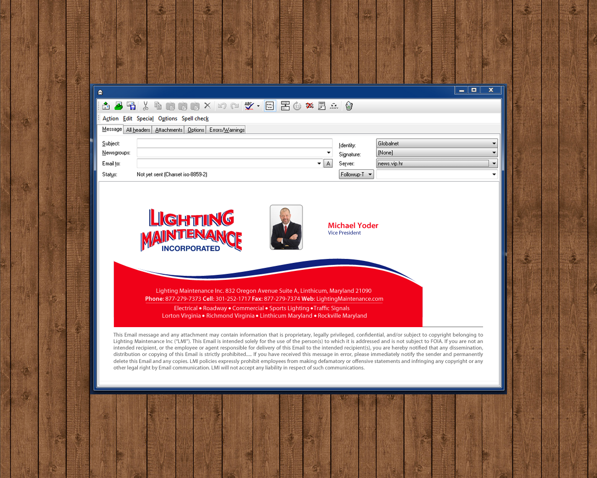 Schreibwaren-Design von chandrayaan.creative für Lighting Maintenance Inc | Design #16415540