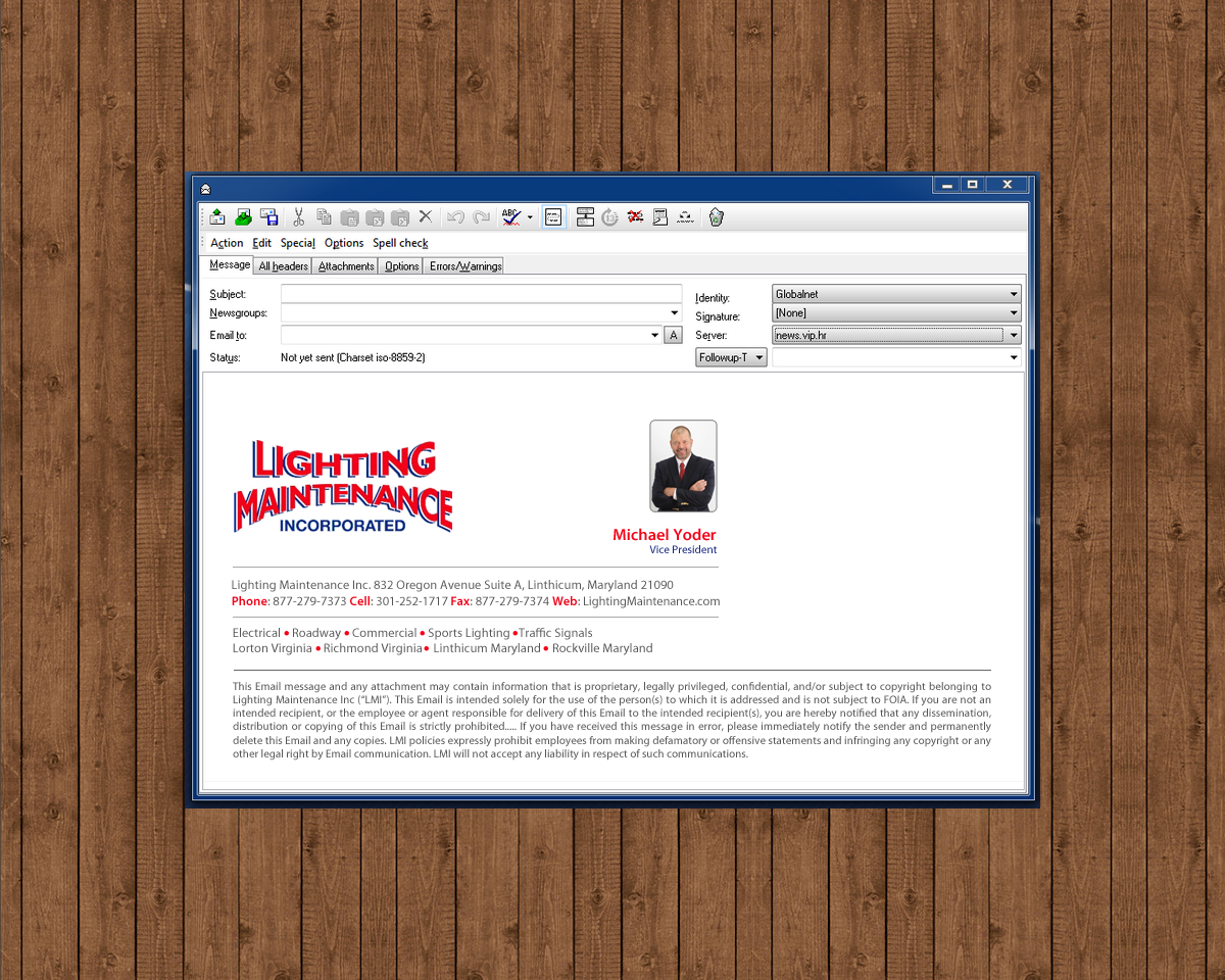 Schreibwaren-Design von chandrayaan.creative für Lighting Maintenance Inc | Design #16415541