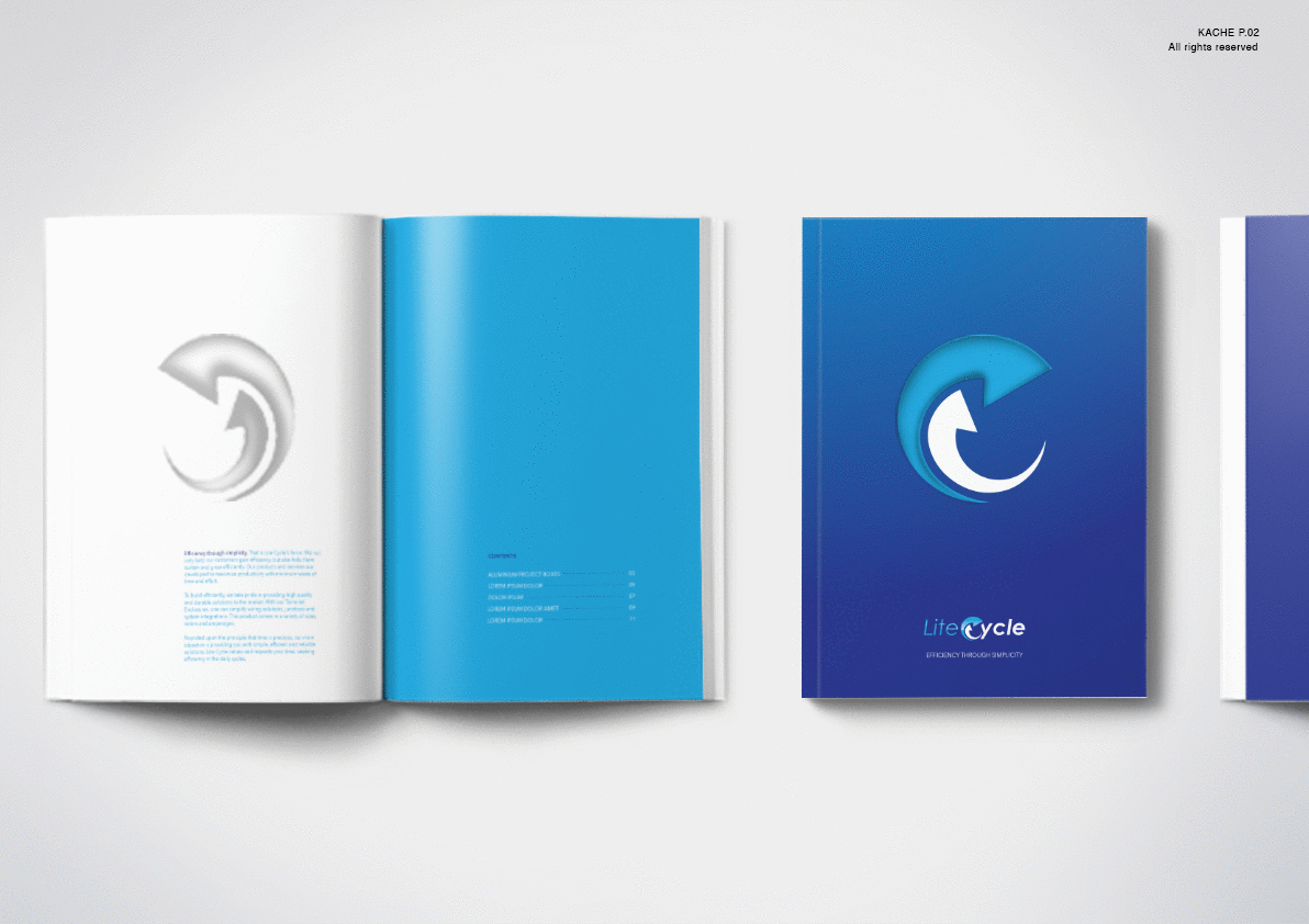 Catalogue Design by typo grain for Lite Cycle LLC | Design #14720043