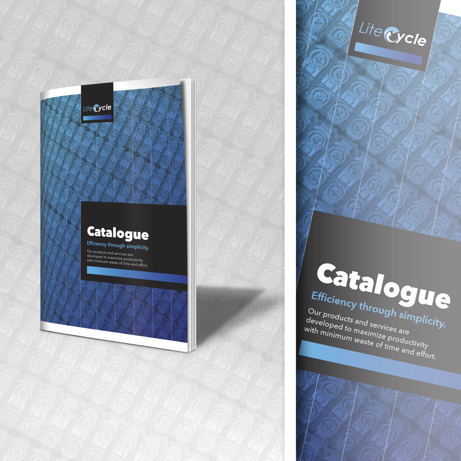 Professional, Masculine, Industrial Catalogue Design for Lite Cycle LLC ...