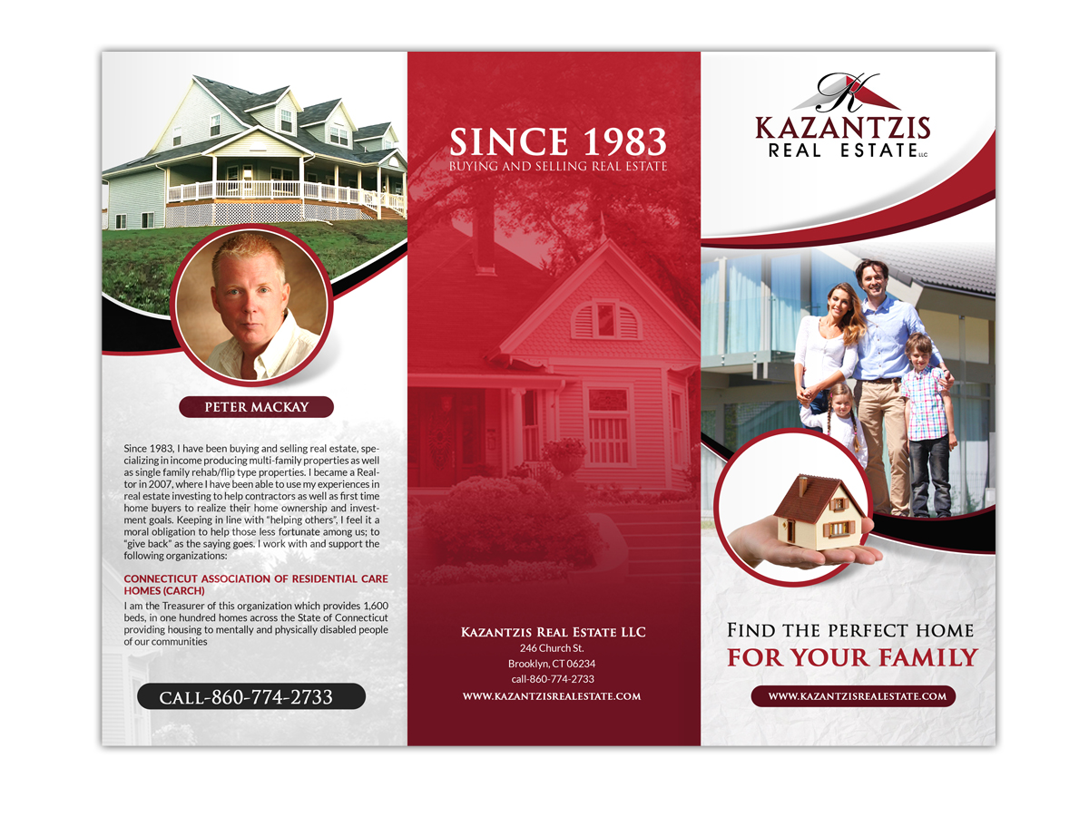 Brochure Design by creative.bugs for Kazantzis Real Estate, LLC. | Design #14720050