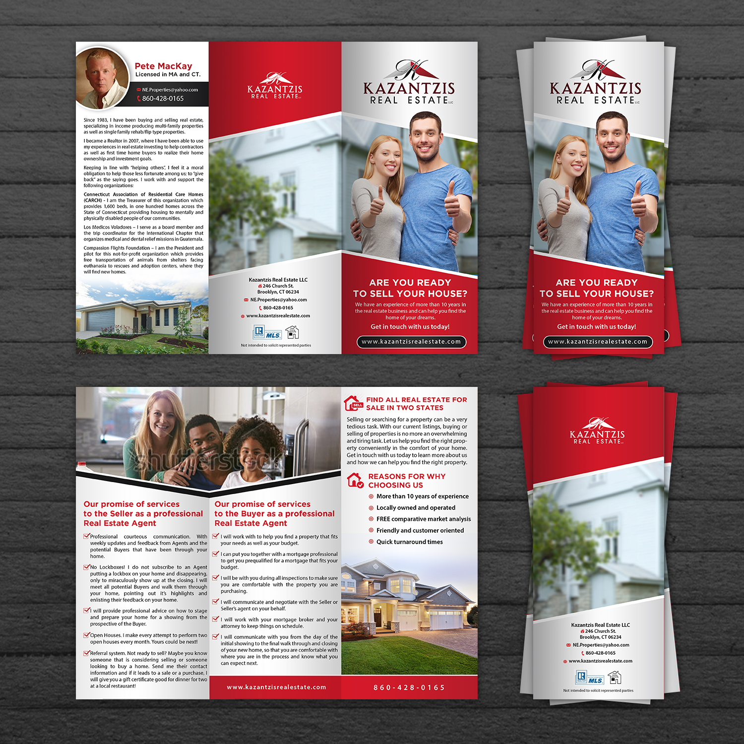 Brochure Design by aspiremedia for Kazantzis Real Estate, LLC. | Design #14714020