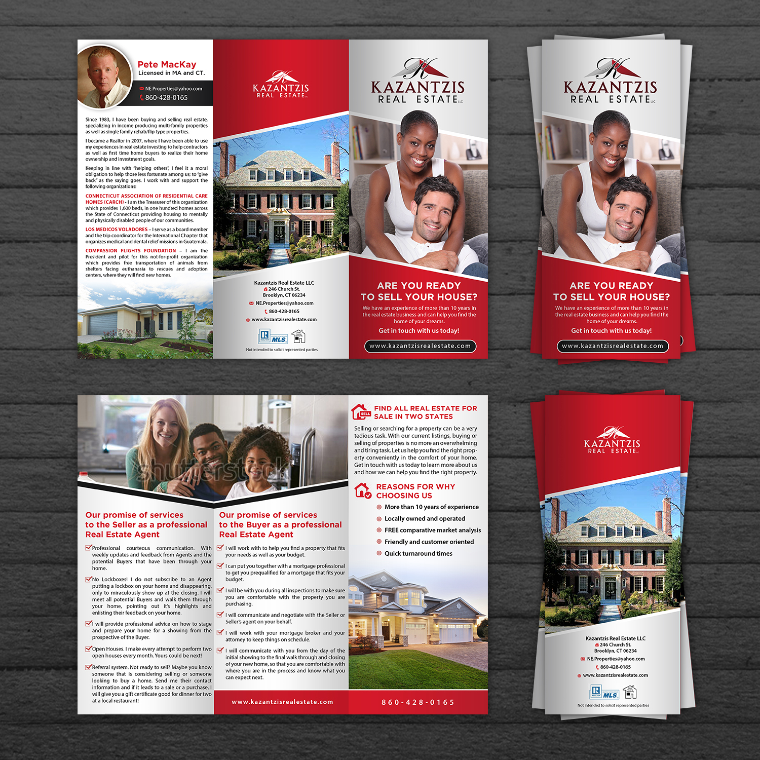 Brochure Design by aspiremedia for Kazantzis Real Estate, LLC. | Design #14723590