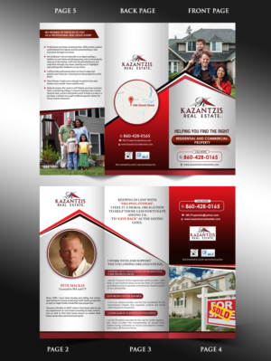 Broschüren-Design von innovative earth für Kazantzis Real Estate, LLC. | Design: #14704602
