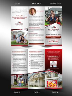Broschüren-Design von innovative earth für Kazantzis Real Estate, LLC. | Design: #14724411