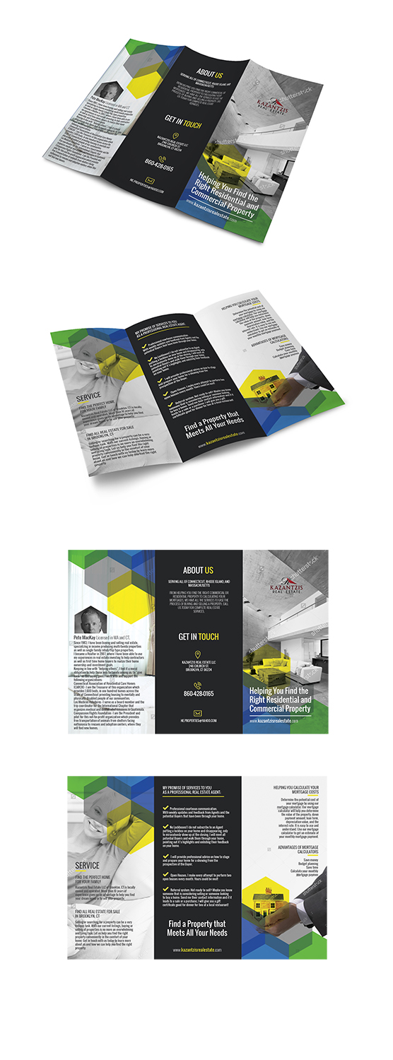 Design de Brochure par MarkoSimic pour Kazantzis Real Estate, LLC. | Design #14713853