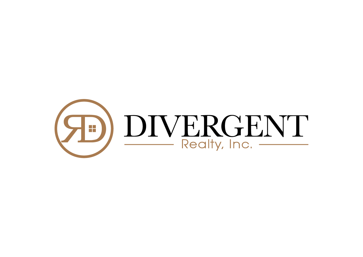 Logo Design by cakalie for Divergent Realty  | Design #14726864