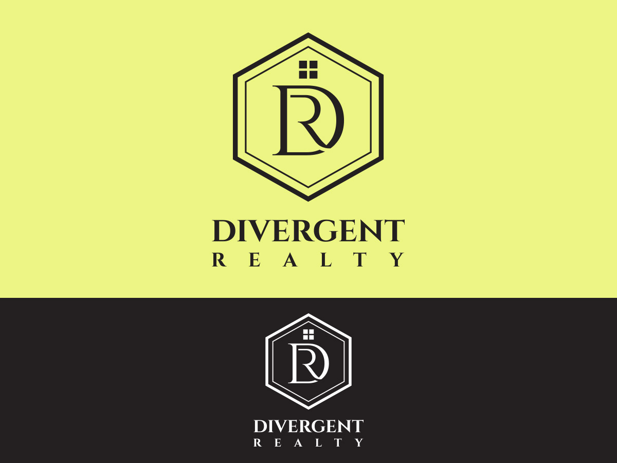 Logo Design by Samson Ngetich for Divergent Realty  | Design #14802087