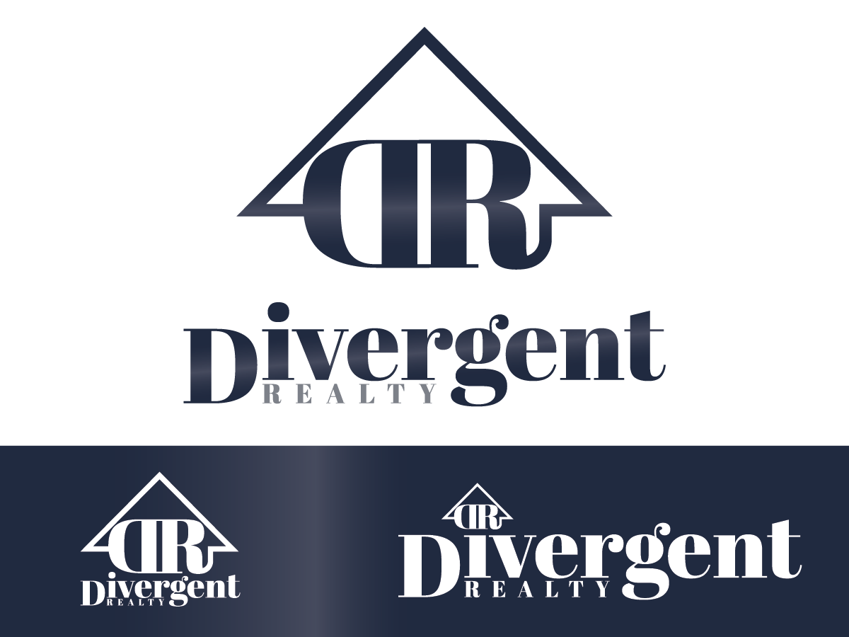 Logo Design by Matea for Divergent Realty  | Design #14723442