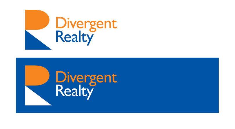 Logo Design by Innerworld Designs ltd. for Divergent Realty  | Design #14739656