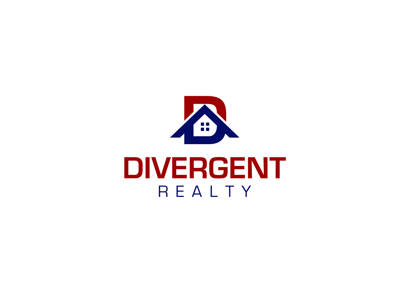 Logo Design by BehindSymbols for Divergent Realty  | Design #14800837