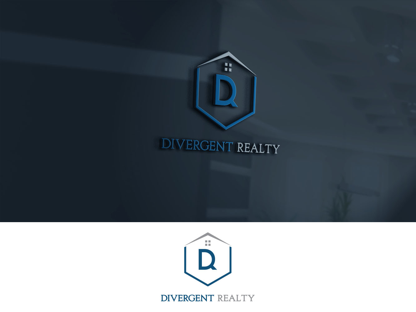 Logo Design by Verified artistry for Divergent Realty  | Design #14727958