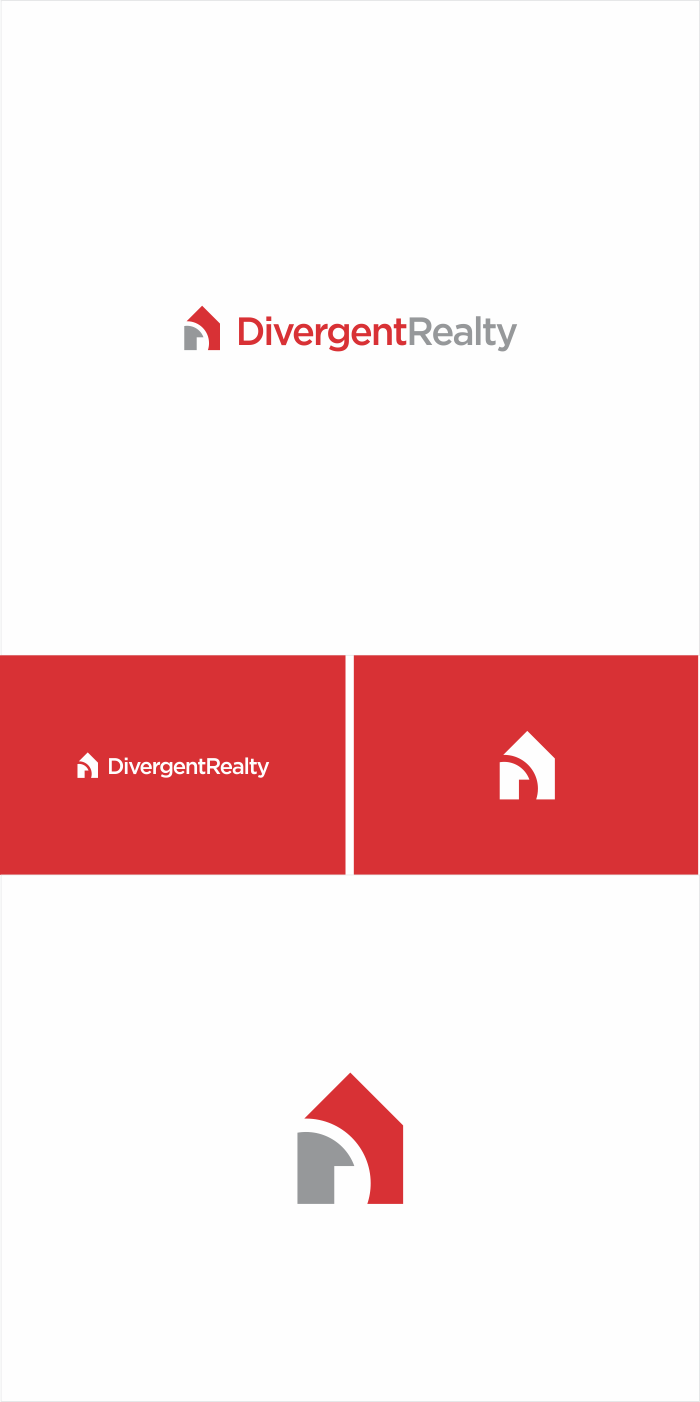 Logo Design by Naavyd for Divergent Realty  | Design #14826070