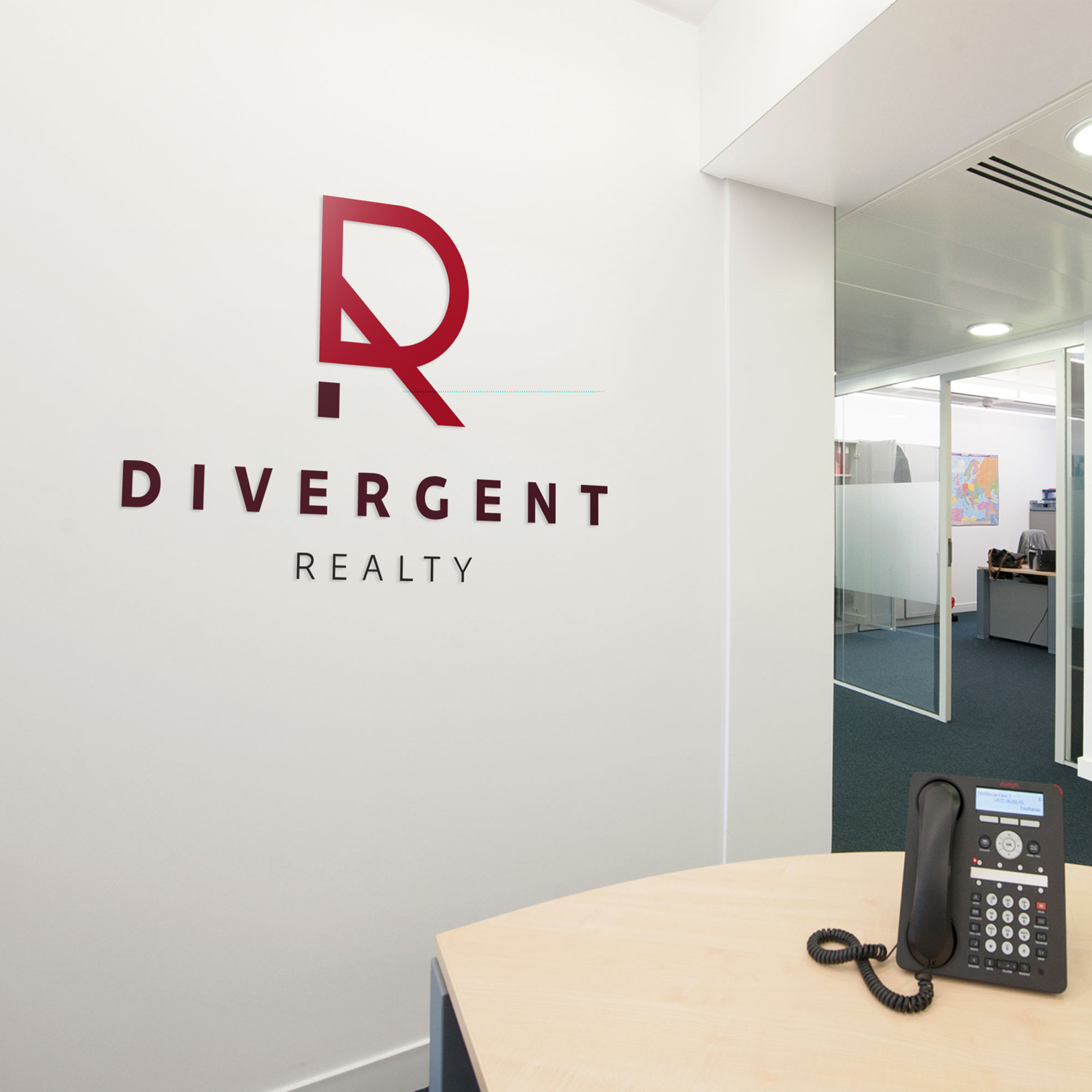 Logo Design by Knyaz for Divergent Realty  | Design #14850800