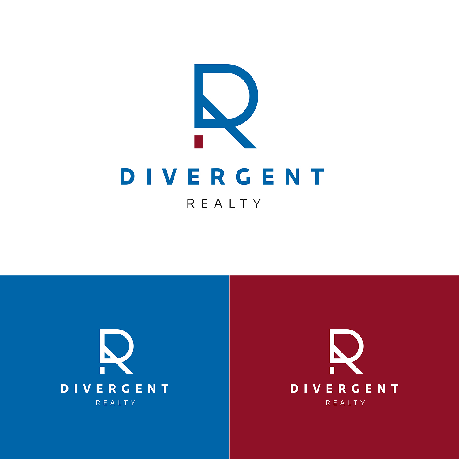 Logo Design by Knyaz for Divergent Realty  | Design #14863120