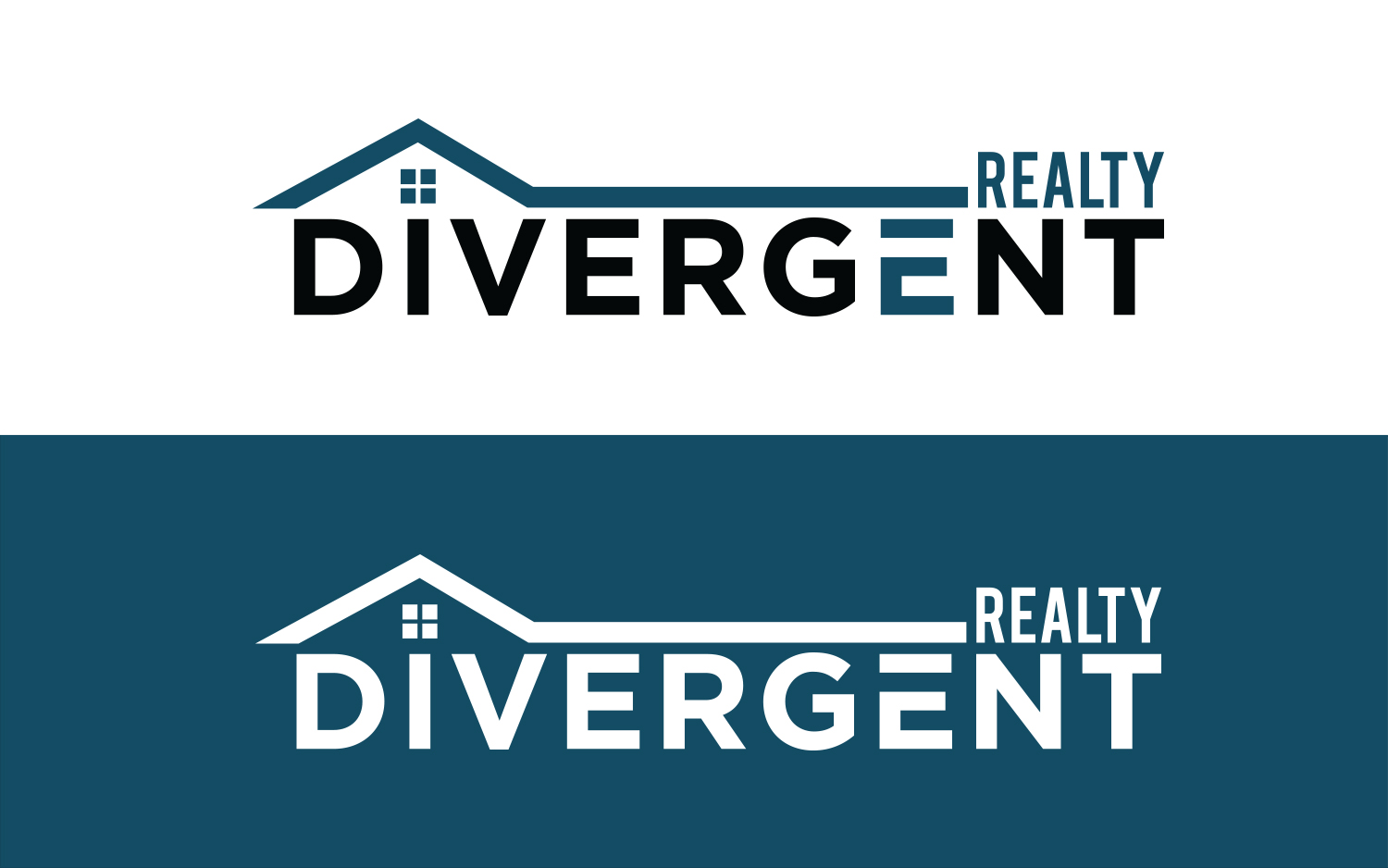 Logo-Design von Grafactory für Divergent Realty  | Design #14750522
