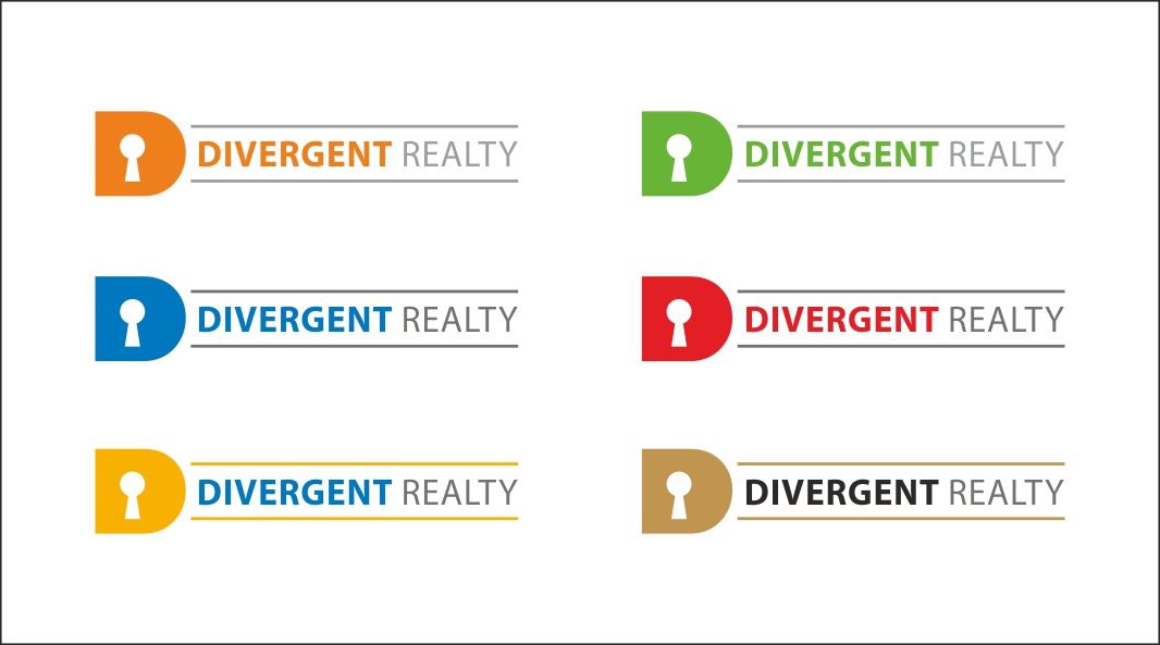 Logo Design by Prakash_arts for Divergent Realty  | Design #14736750