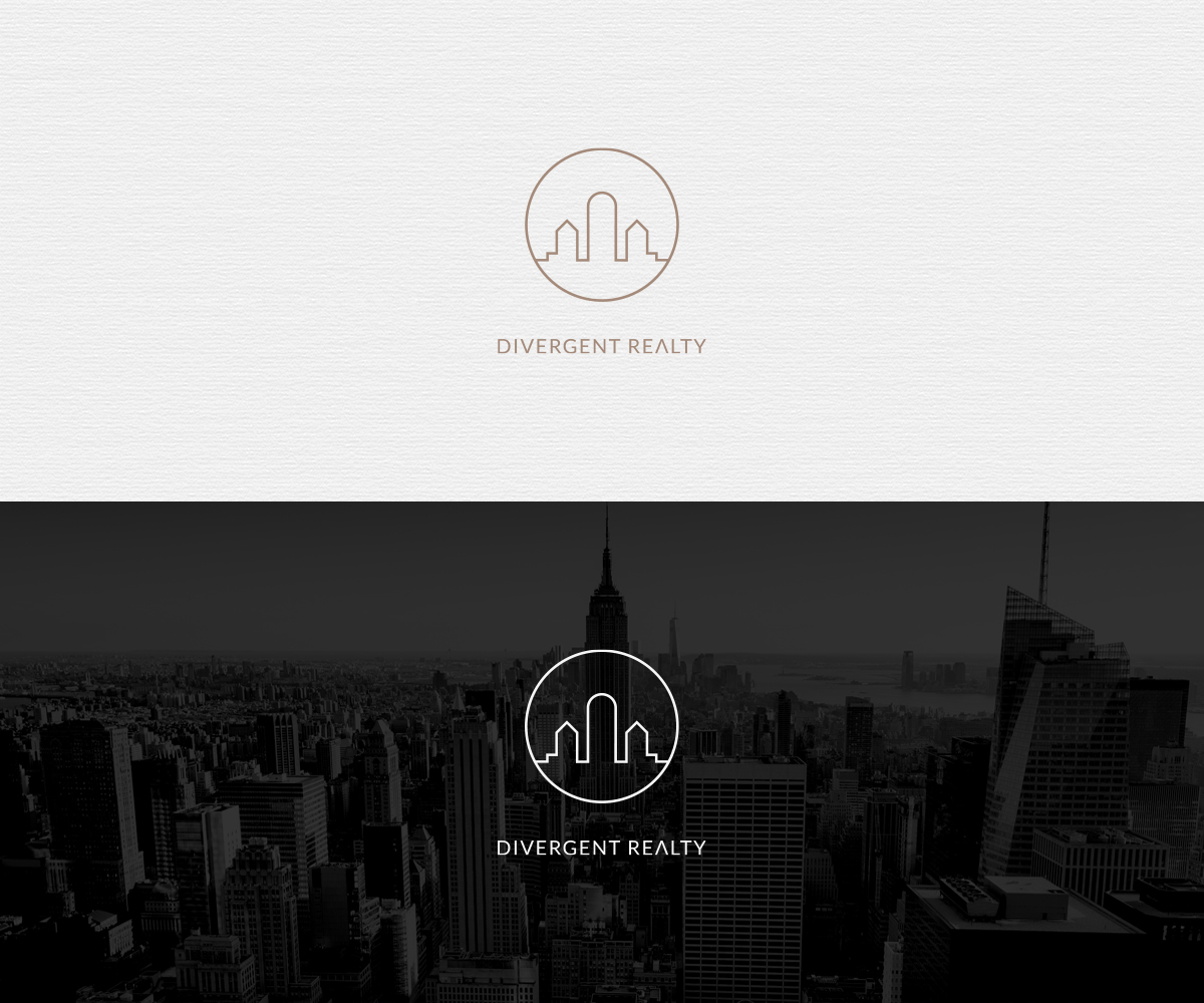 Logo Design by MAY Graphics for Divergent Realty  | Design #14726652