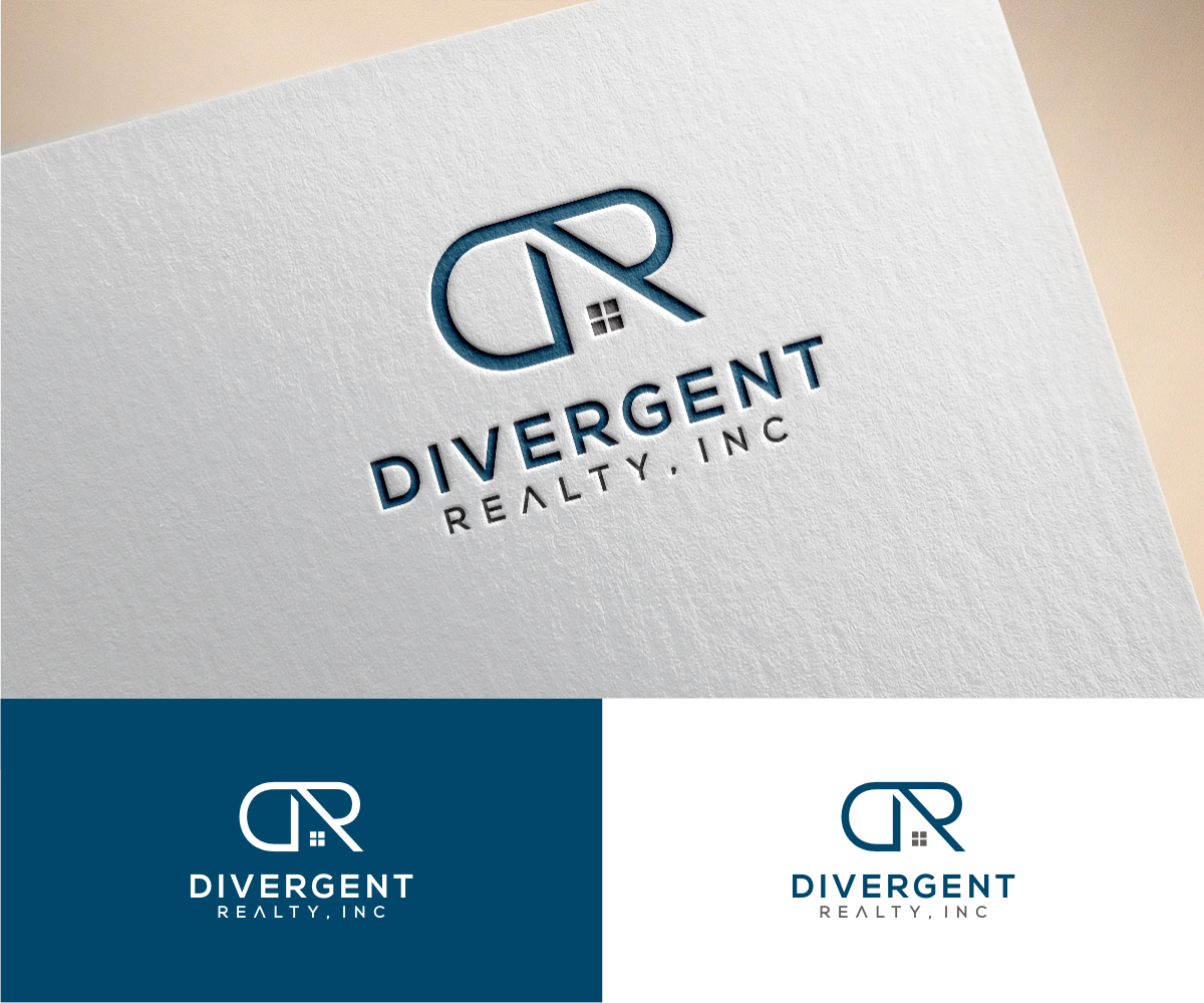 Logo Design by MKR for Divergent Realty  | Design #14715524