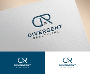 Logo Design by MKR for Divergent Realty  | Design: #14715524