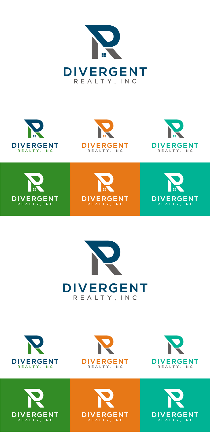 Logo-Design von MKR für Divergent Realty  | Design #14723735