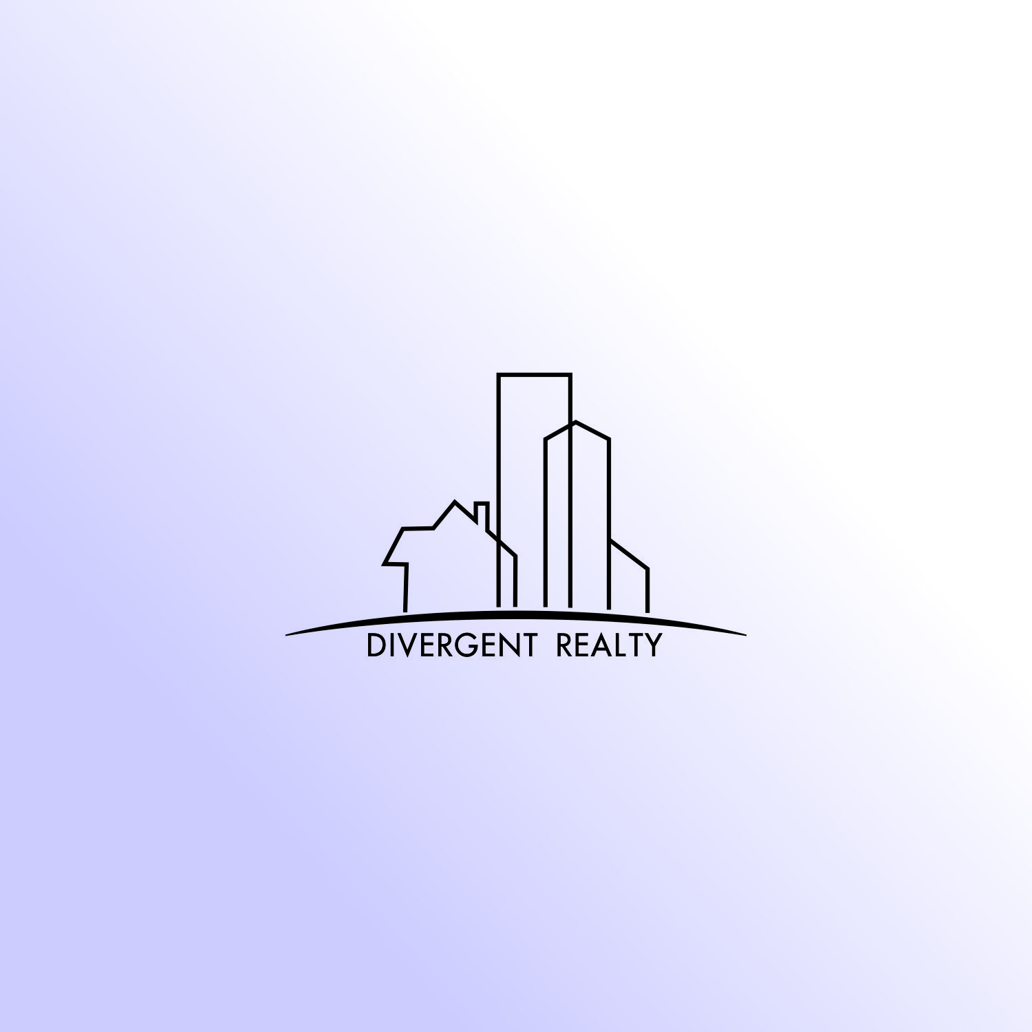 Logo-Design von shape line für Divergent Realty  | Design #14739354