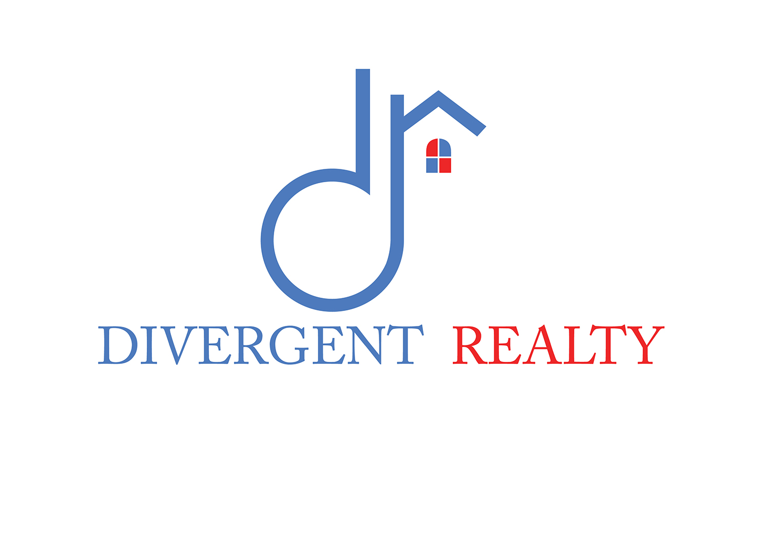 Logo Design by kuya.P for Divergent Realty  | Design #14789994