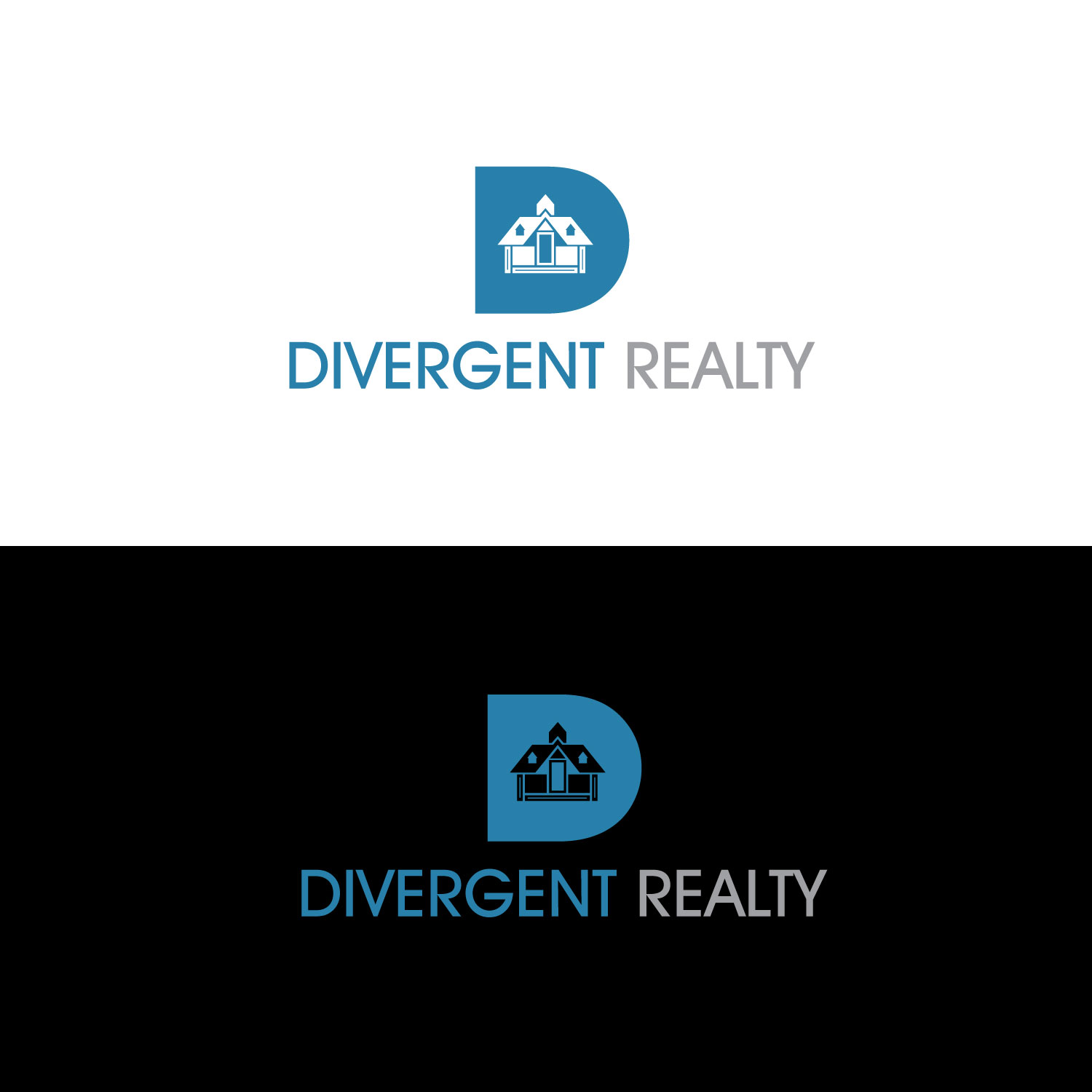 Diseño de Logo por mrmot para Divergent Realty  | Diseño #14752106
