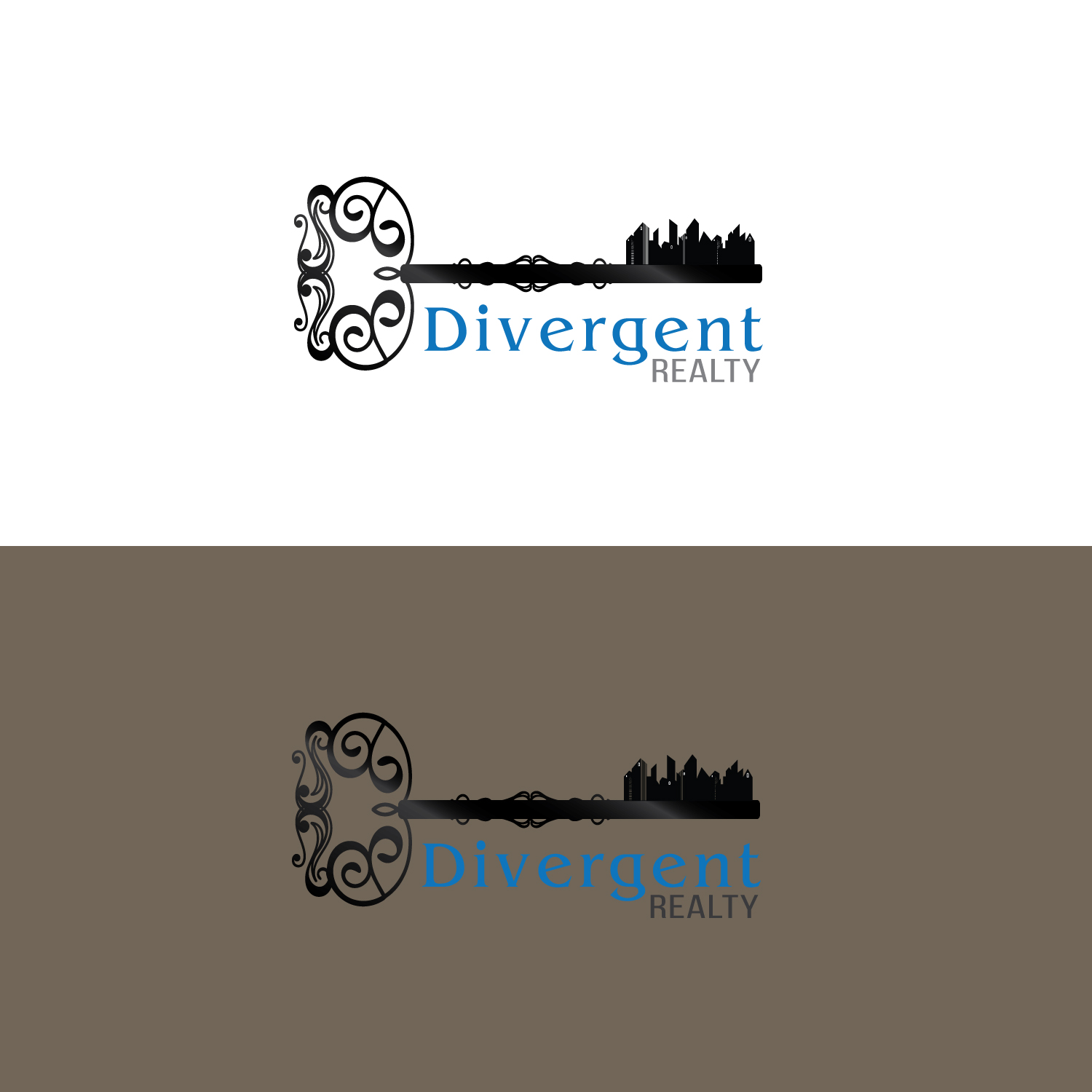 Logo Design by mrmot for Divergent Realty  | Design #14795580