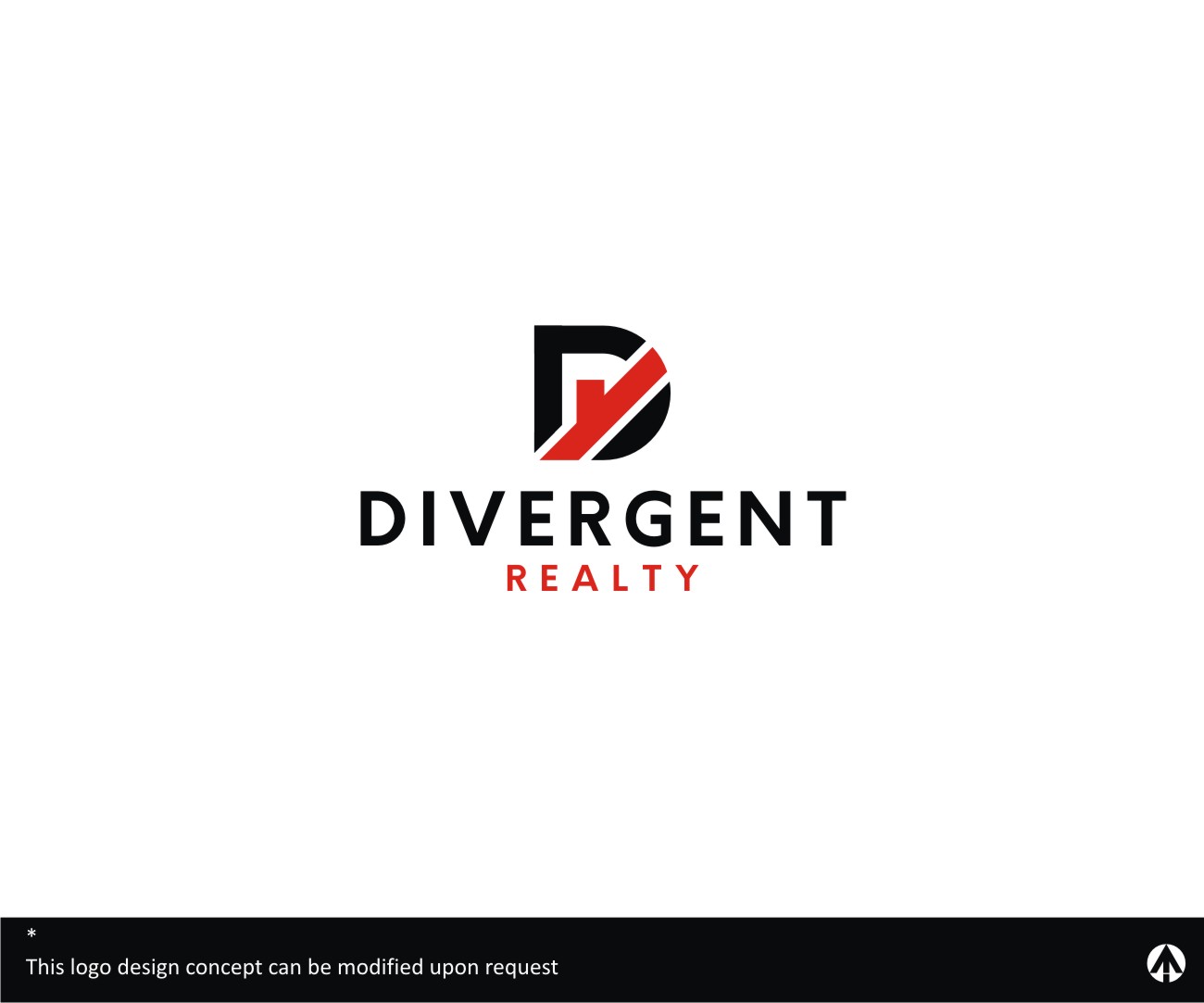 Logo Design by MBARO for Divergent Realty  | Design #14823174