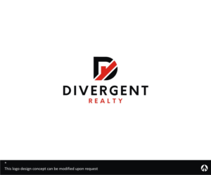 Logo Design by MBARO for Divergent Realty  | Design: #14823174