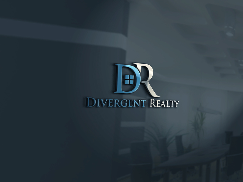 Logo Design by rocklee for Divergent Realty  | Design #14736552