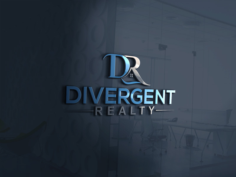 Logo-Design von All Graphic Design Solution für Divergent Realty  | Design #14728812