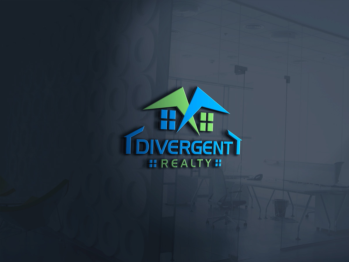 Logo Design by Artist BD for Divergent Realty  | Design #14817831