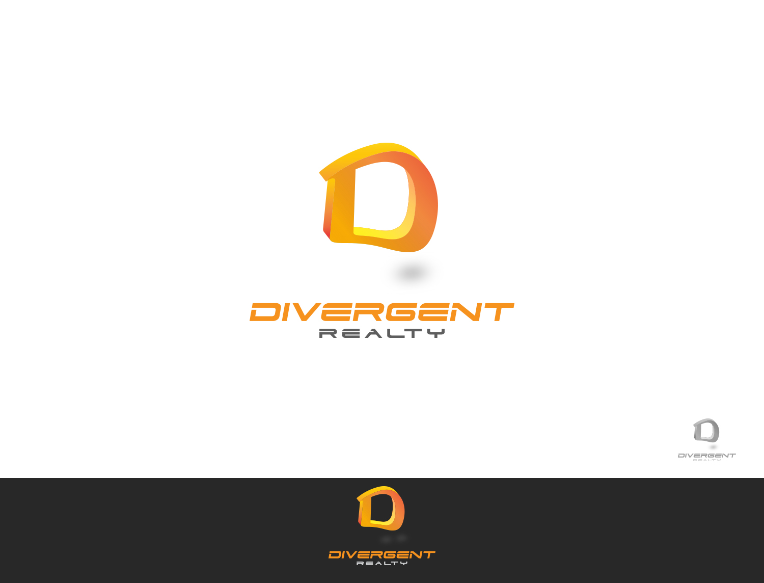 Logo Design by Artist BD for Divergent Realty  | Design #14839061