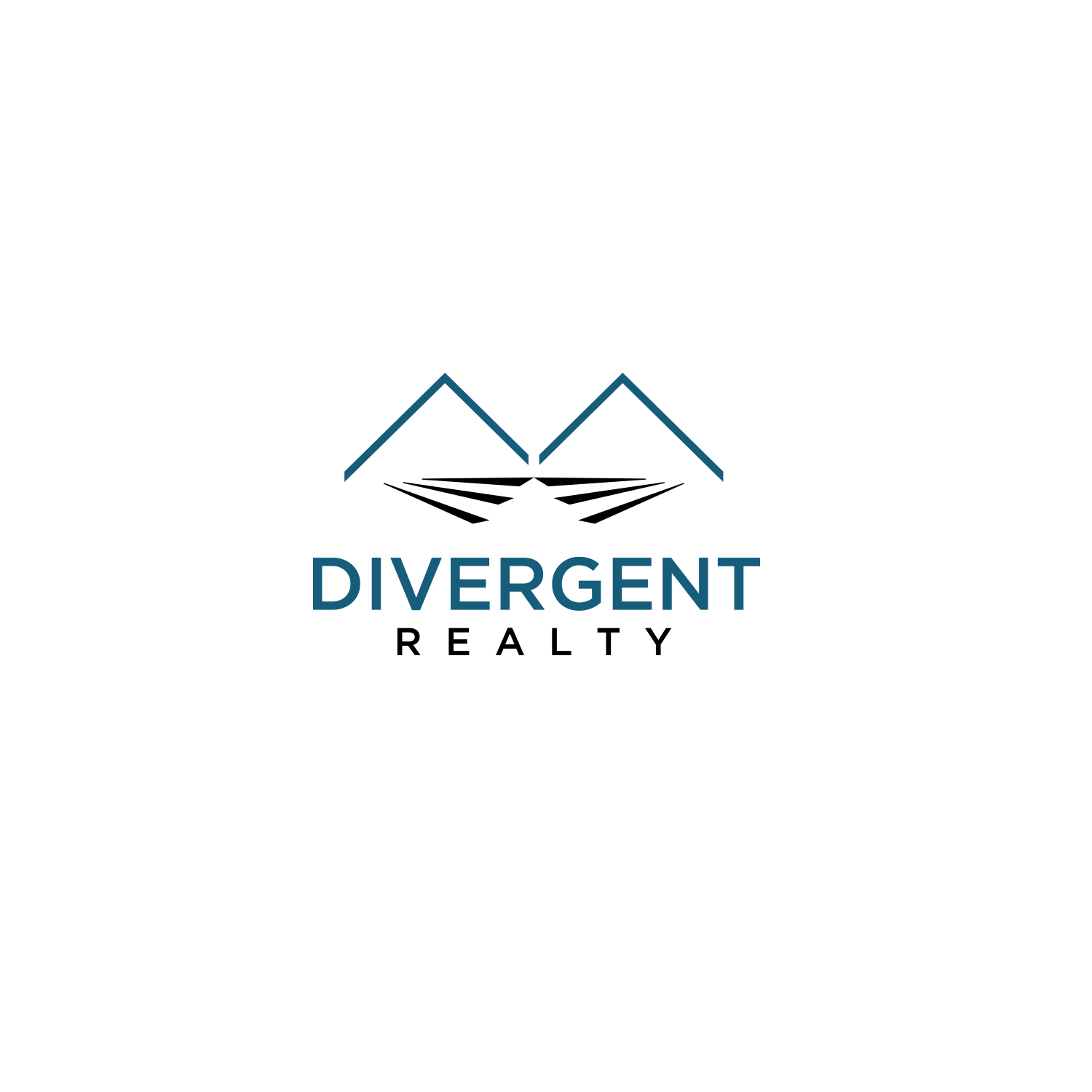Logo Design by Pictogramma for Divergent Realty  | Design #14750030