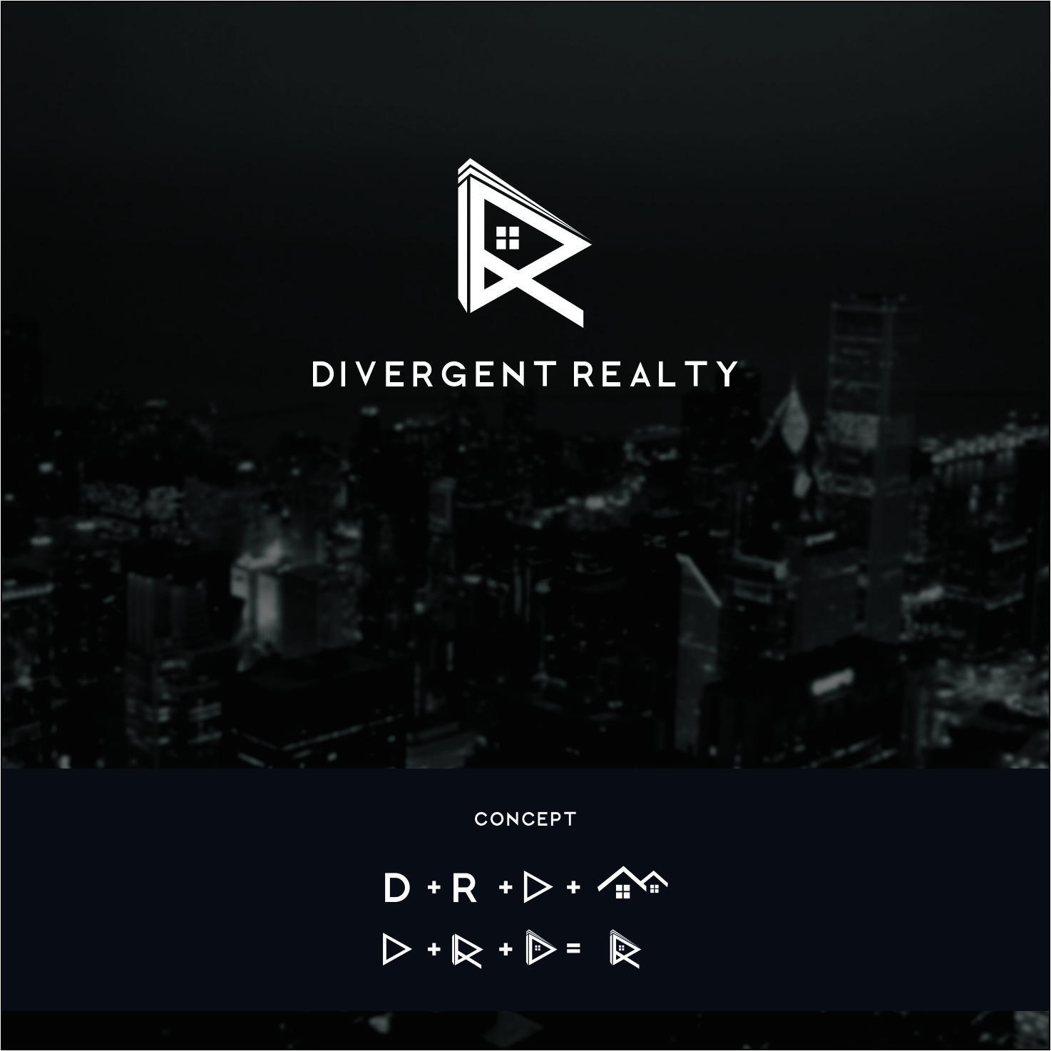 Logo Design by Mohits27 for Divergent Realty  | Design #14751652