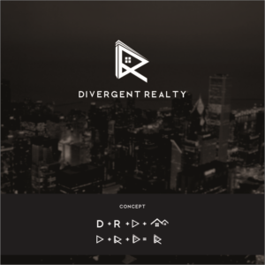 Logo Design by Mohits27 for Divergent Realty  | Design: #14751652