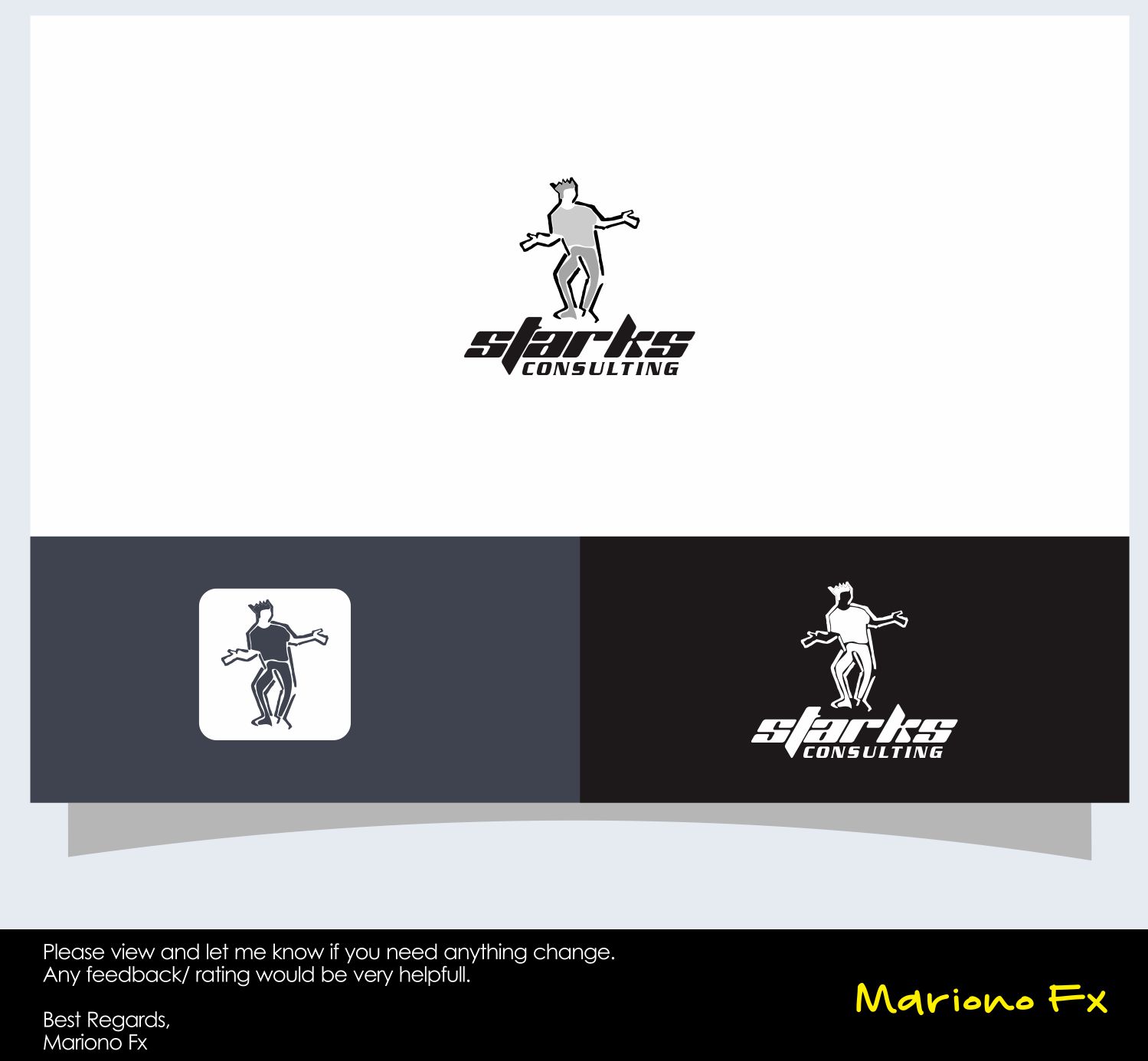 Logo Design by Mariono Fx for Starks Consulting | Design #14685377