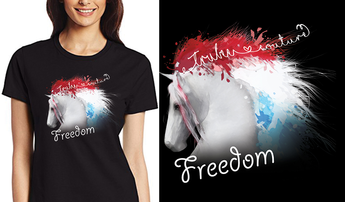 T-shirt Design by Ann_RS - Anelia for Trubee Couture | Design #14743854