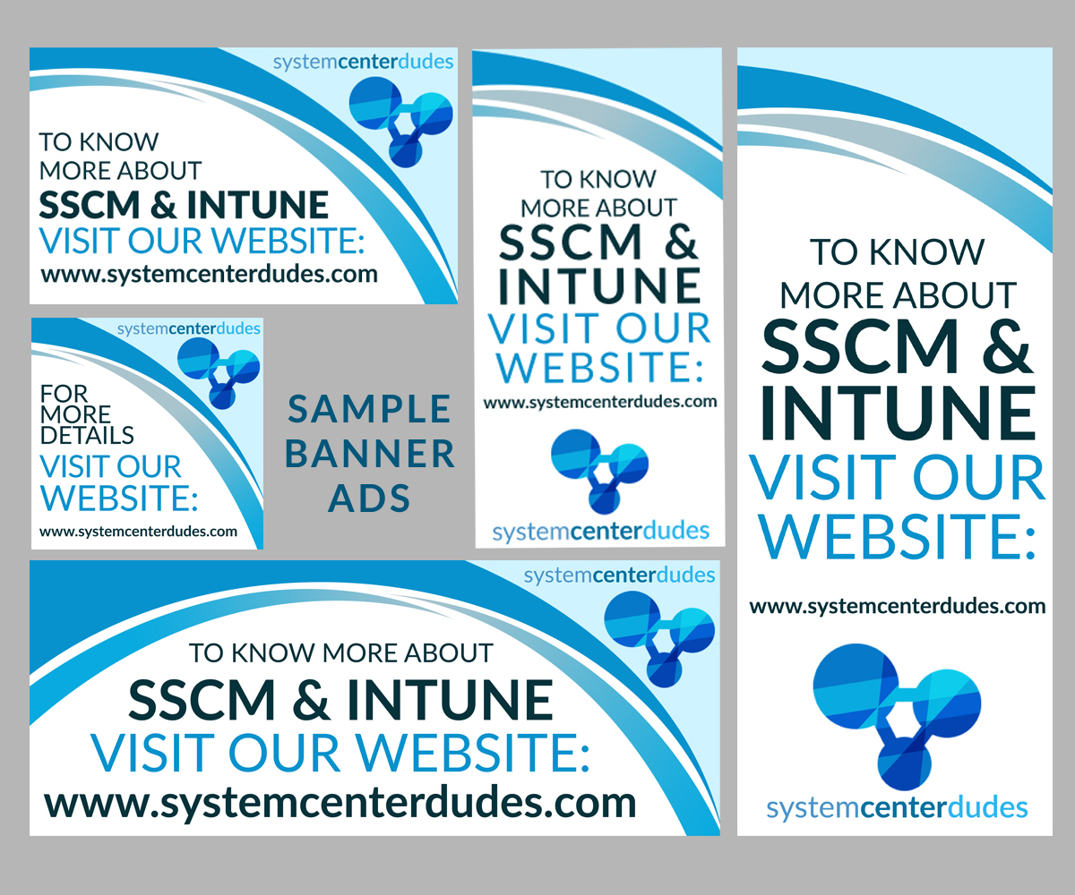 Banner Ad Design by EA5Designs for System Center Dudes | Design #14775435